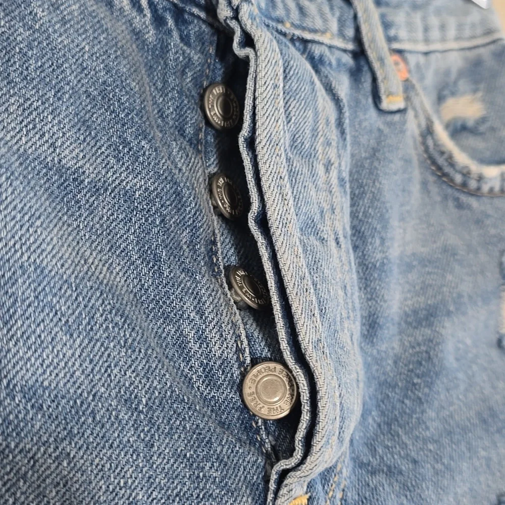 Free People Distressed Denim Women Shorts